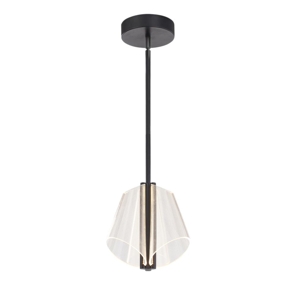 Kuzco Lighting PD62511-BK/LG LED Pendant, UL Listed, Black/Light Guide
