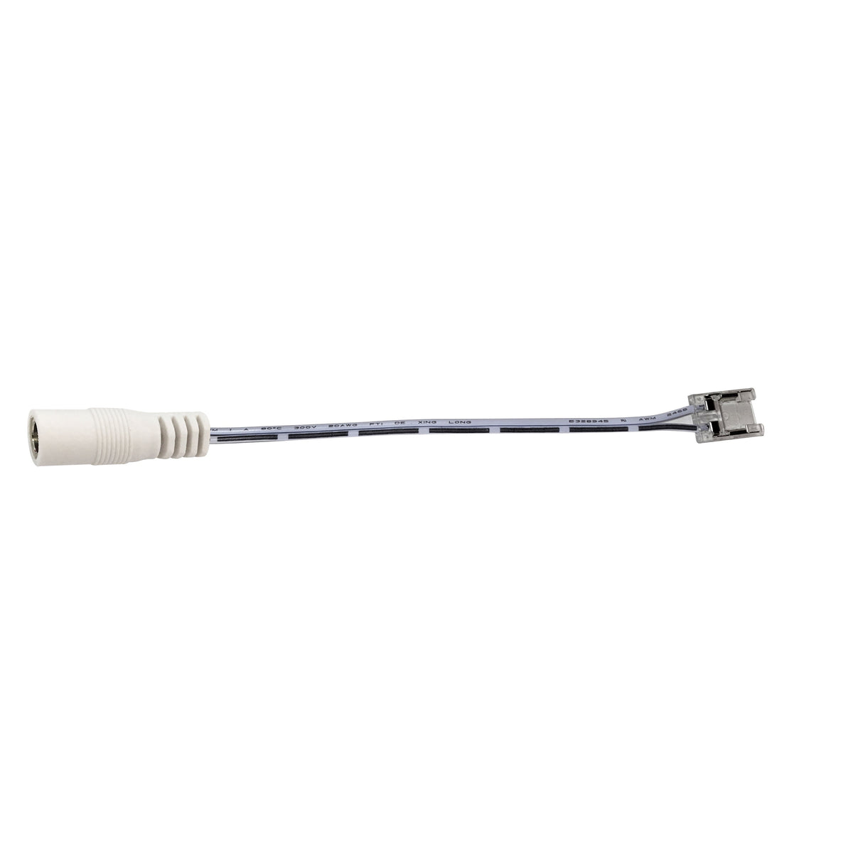 6" Power Cord w/ DC Connector for COB LED Tape Light