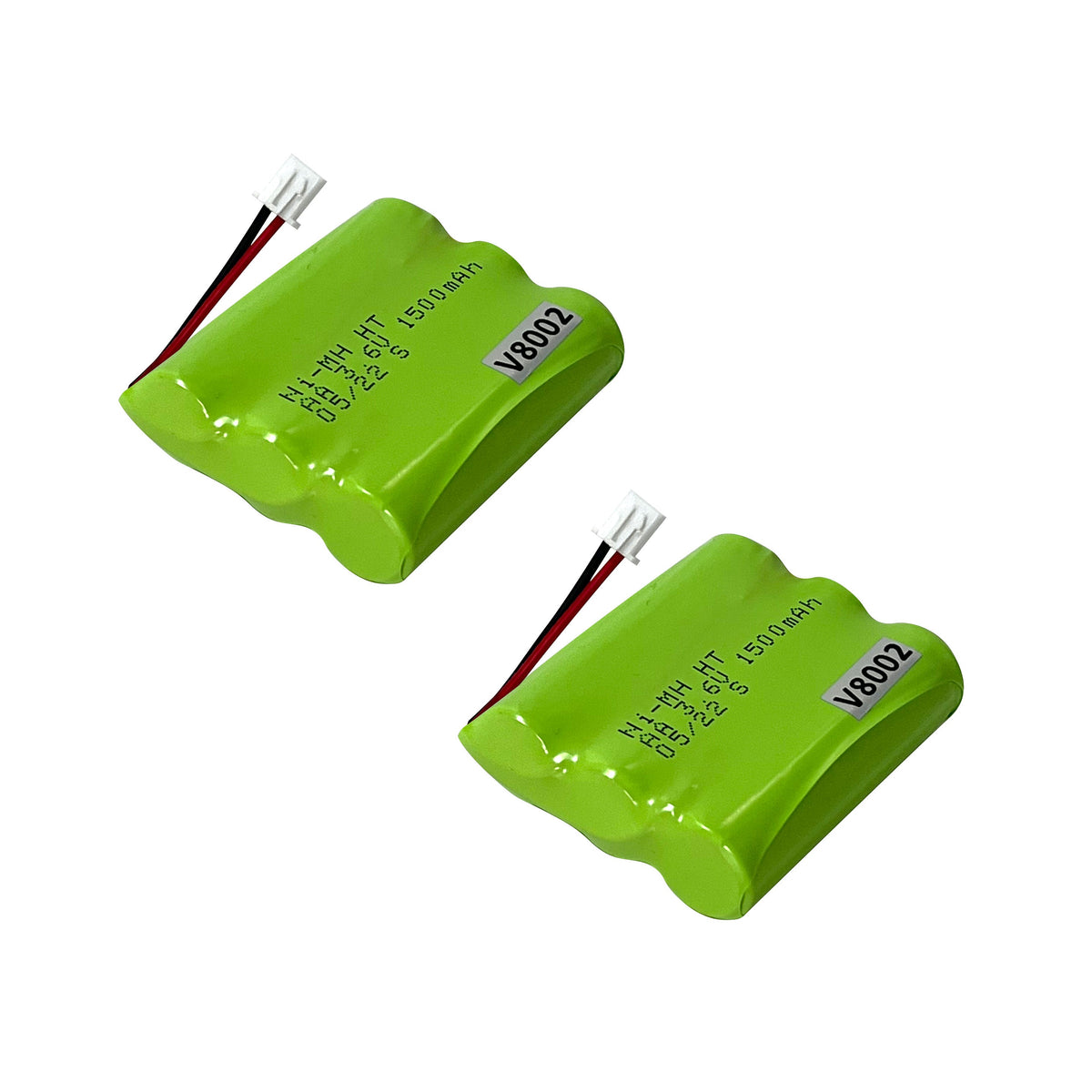 REPLACEMENT BATTERY FOR NE-612LEDRC/HORC, 3.6V 1500mAh (NI-MH HT AA) (SET OF 2)