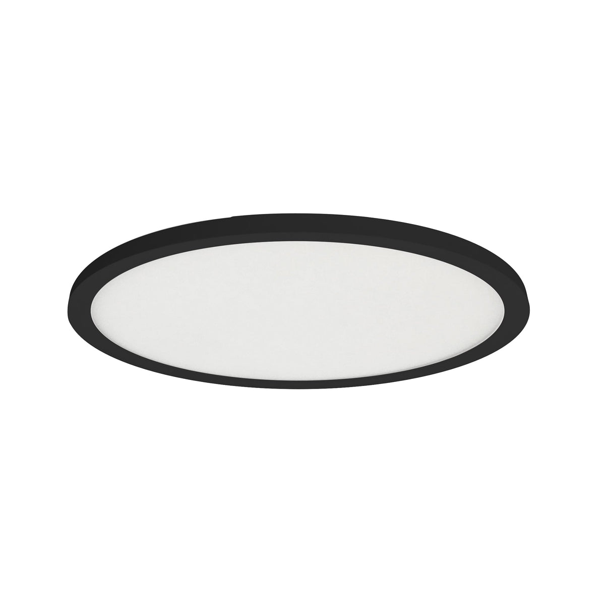 16" ELO Surface Mounted LED, 2200lm / 20W, 3000K, 90+ CRI, 120V Triac/ELV or 277V Non-Dimming, Black