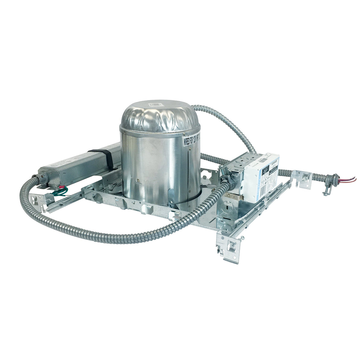 6" Cobalt High Lumen Dedicated Non-IC New Construction Housing w/ EM Driver, 30W, 120-277V input; 0-10V Dimming