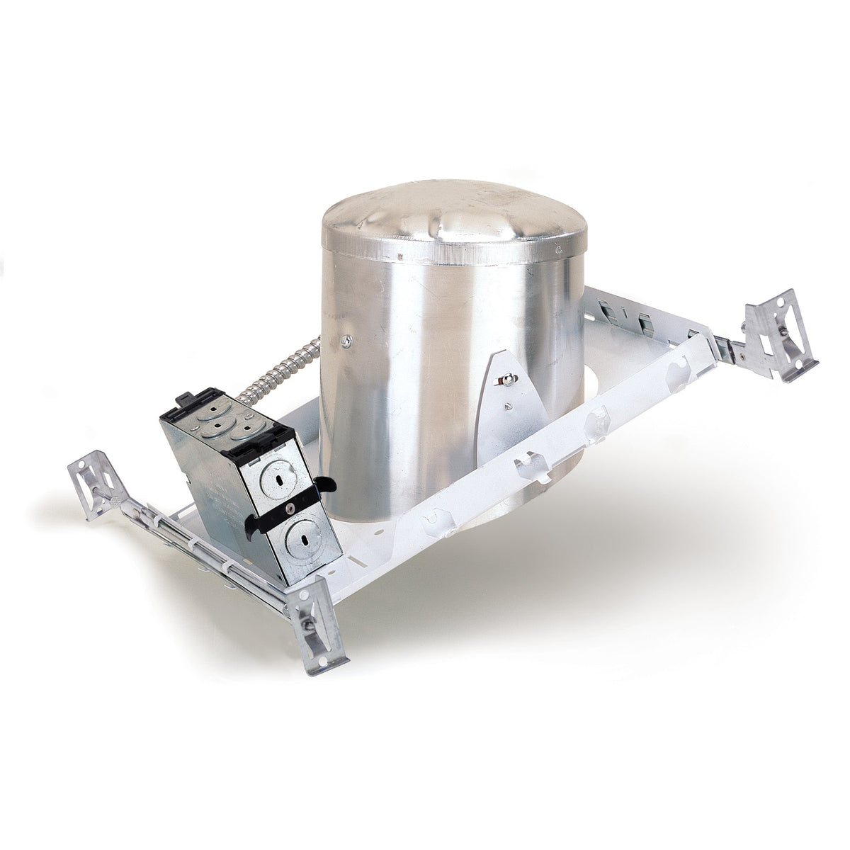 6" Line Voltage IC AT Sloped Ceiling New Construction Housing