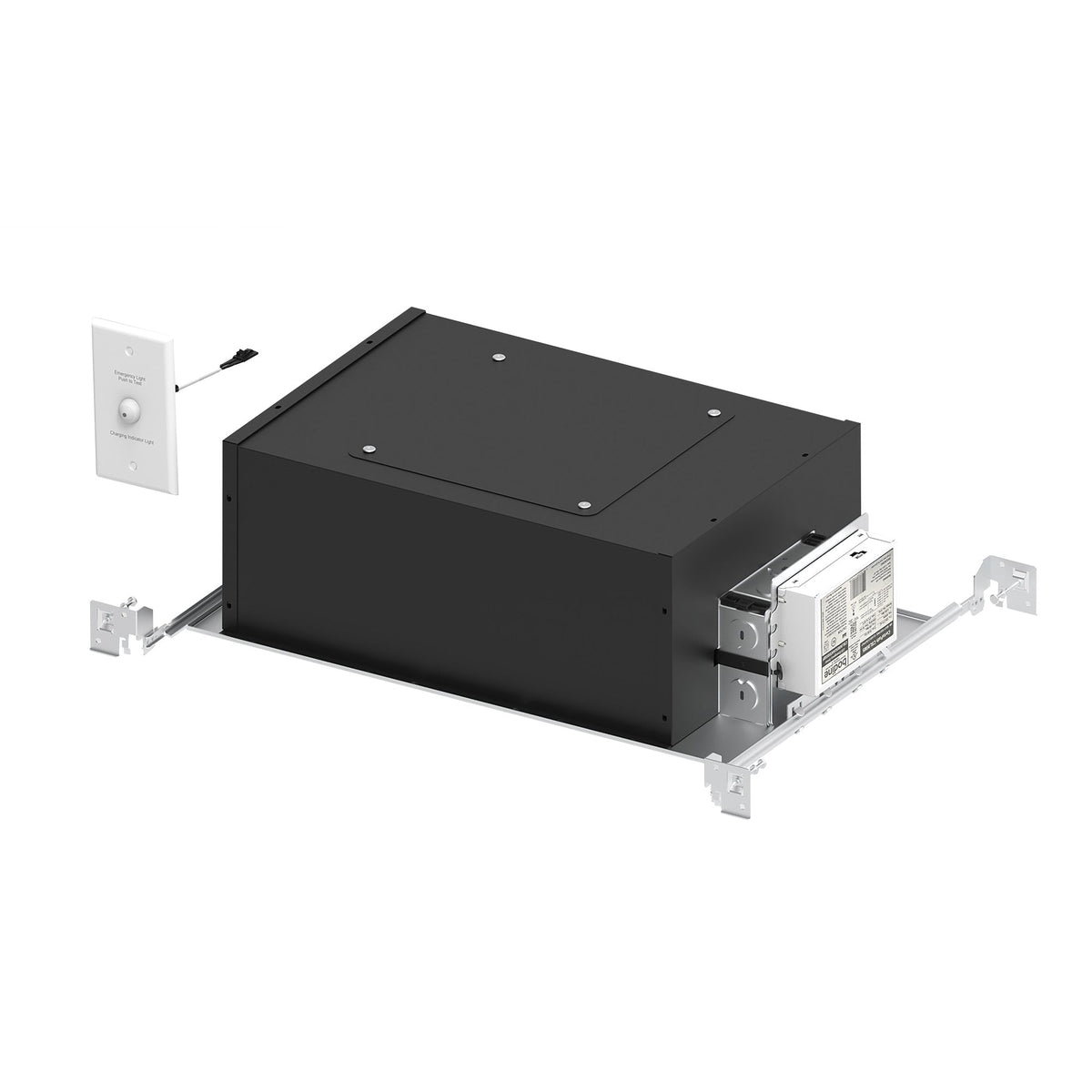 4" Iolite LED Dedicated Chicago Plenum New Construction Housing w/ EM Driver, 24W, 120V-277V input; Triac / ELV / 0-10V dimming