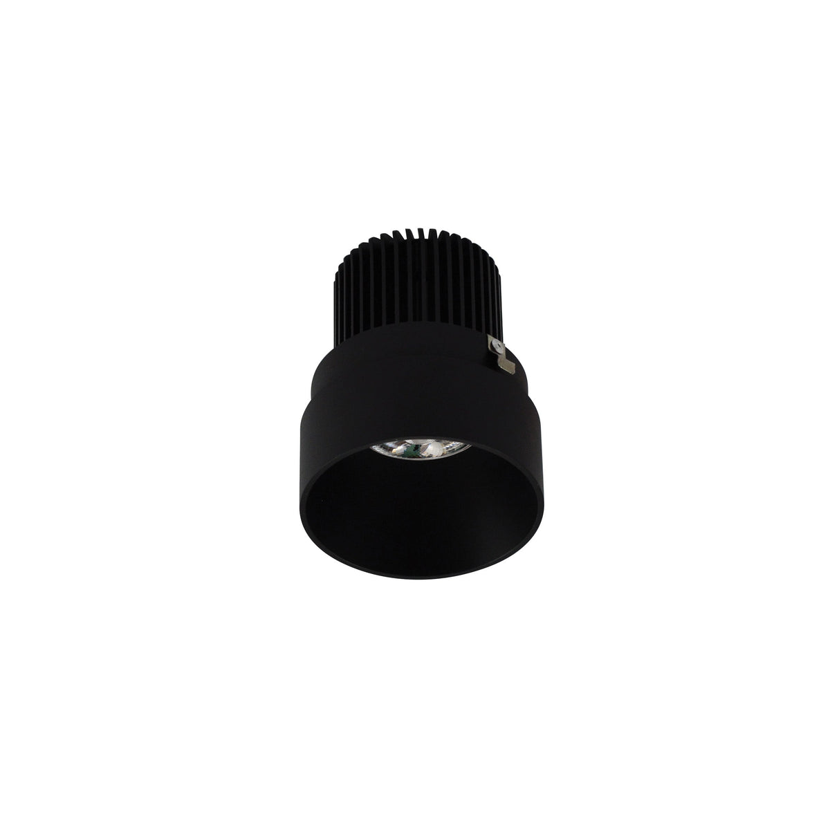 2" Iolite LED Round Trimless Downlight, 10-Degree Optic, 850lm / 12W, 3500K, Black Finish