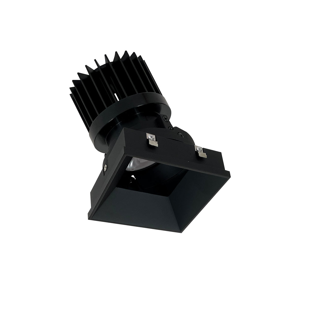 4" Iolite PLUS Square Trimless Adjustable, 1500lm/2000lm (varies by housing), 3000K, Black Finish