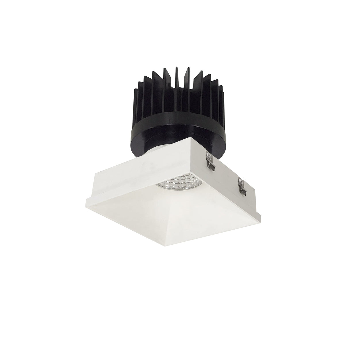 4" Iolite PLUS Square Trimless Downlight, 1500lm/2000lm/2500lm (varies by housing), 3000K, Bright White Finish