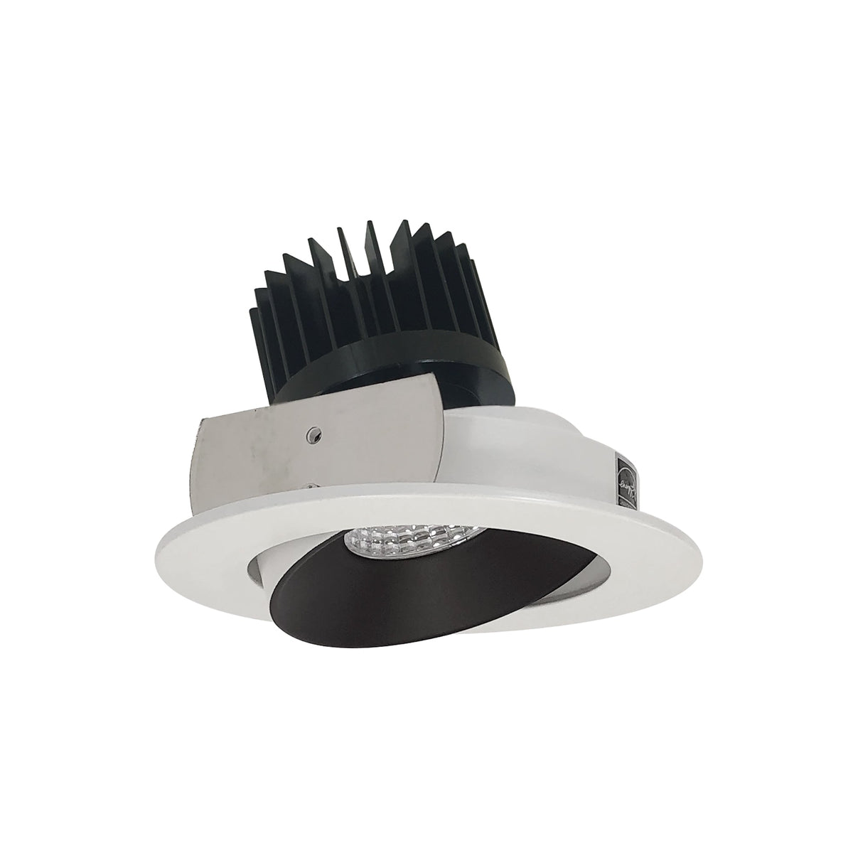 4" Iolite LED Round Adjustable Cone Reflector, 1500lm/2000lm/2500lm (varies by housing), 2700K, Black Reflector / Warm White Flange