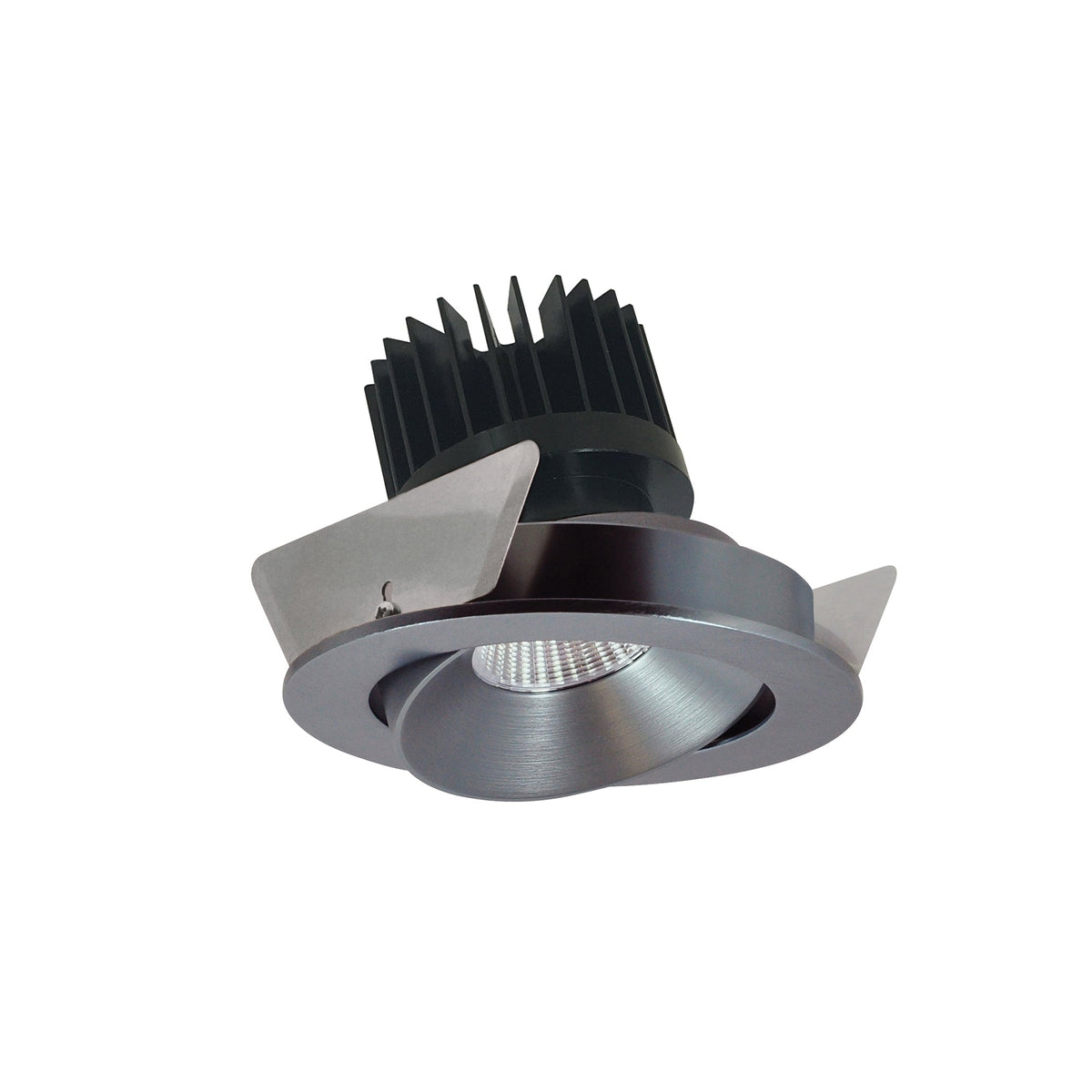 4" Iolite LED Round Adjustable Cone Reflector, 1500lm/2000lm/2500lm (varies by housing), Comfort Dim, Natural Metal Reflector / Natural Metal Flange
