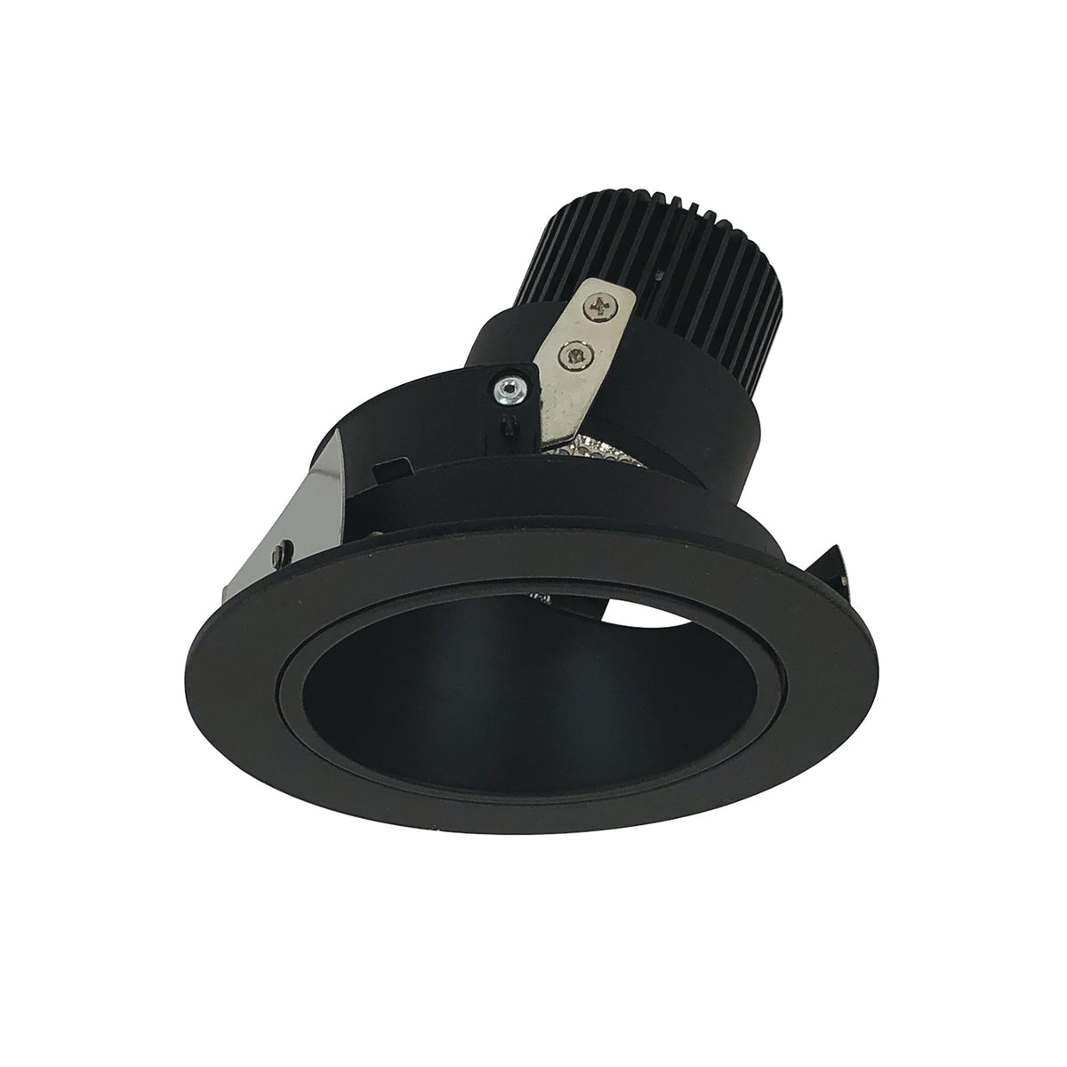 4" Iolite LED Round Adjustable Deep Reflector, 10-Degree Optic, 850lm / 12W, 3000K, Black Reflector / Black Flange