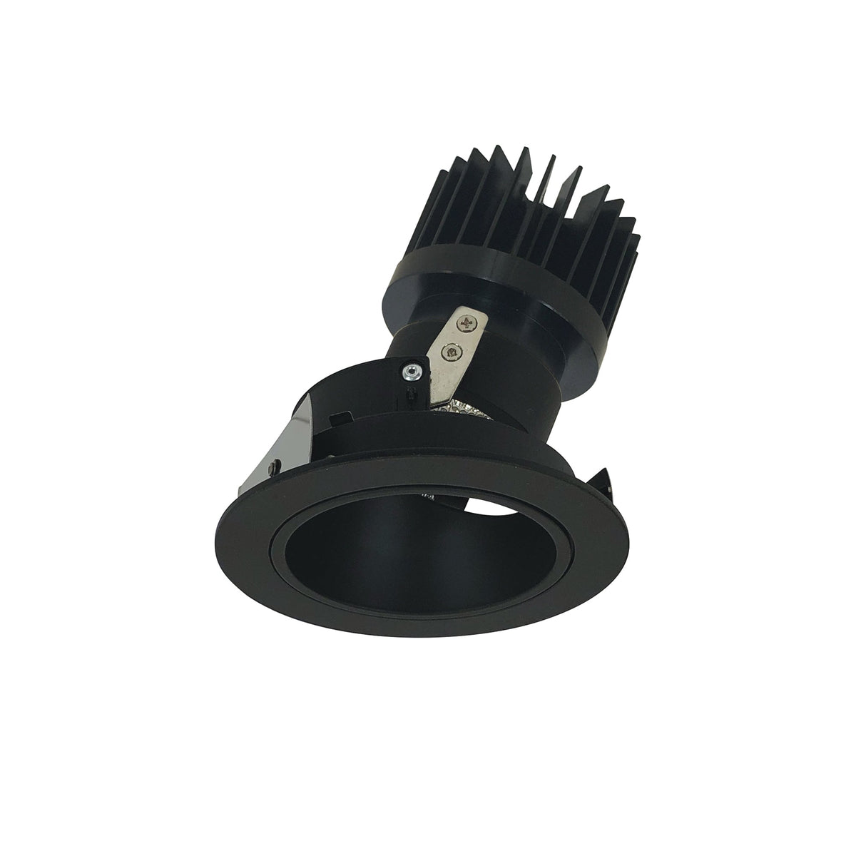 4" Iolite LED Round Adjustable Deep Reflector, 1500lm/2000lm (varies by housing), 3000K, Black Reflector / Black Flange