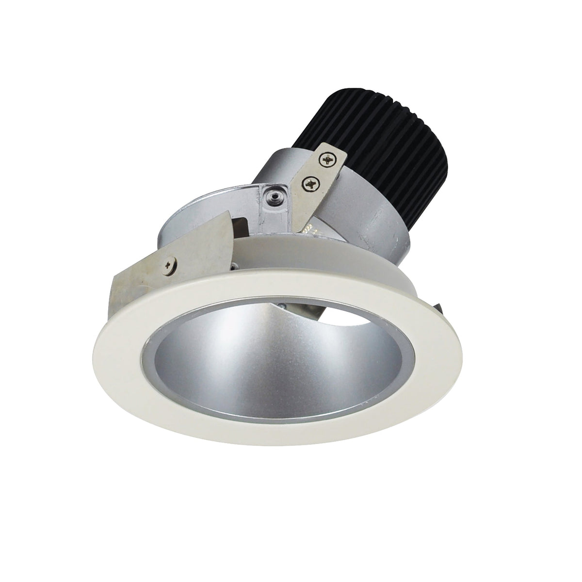 4" Iolite LED Round Adjustable Deep Reflector, 10-Degree Optic, 850lm / 12W, 3000K, Haze Reflector / Warm White Flange