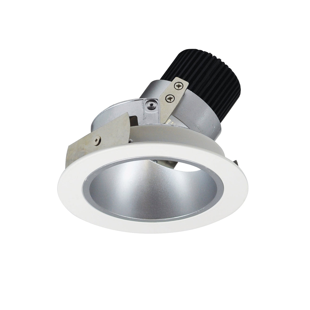 4" Iolite LED Round Adjustable Deep Reflector, 1000lm / 14W, 5000K, Haze Reflector / Matte Powder White Flange