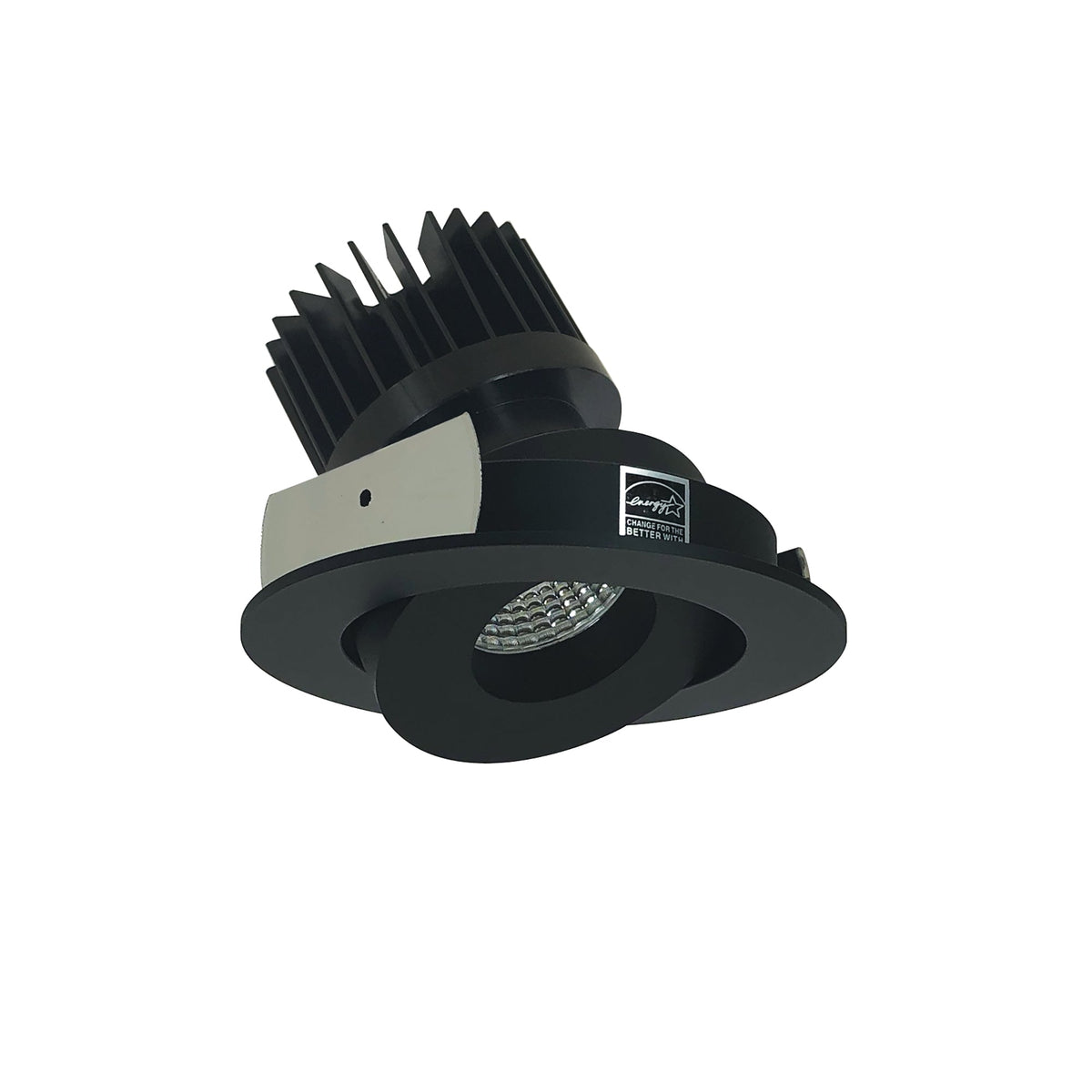 4" Iolite LED Round Adjustable Gimbal, 1500lm/2000lm/2500lm (varies by housing), Comfort Dim, Black Finish