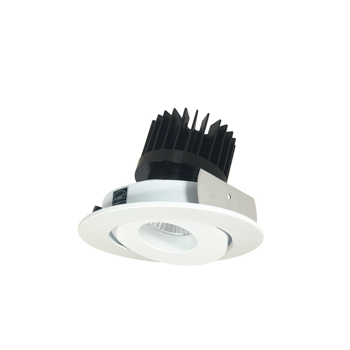 4" Iolite LED Round Adjustable Gimbal, 1500lm/2000lm/2500lm (varies by housing), 3500K, Bright White Finish