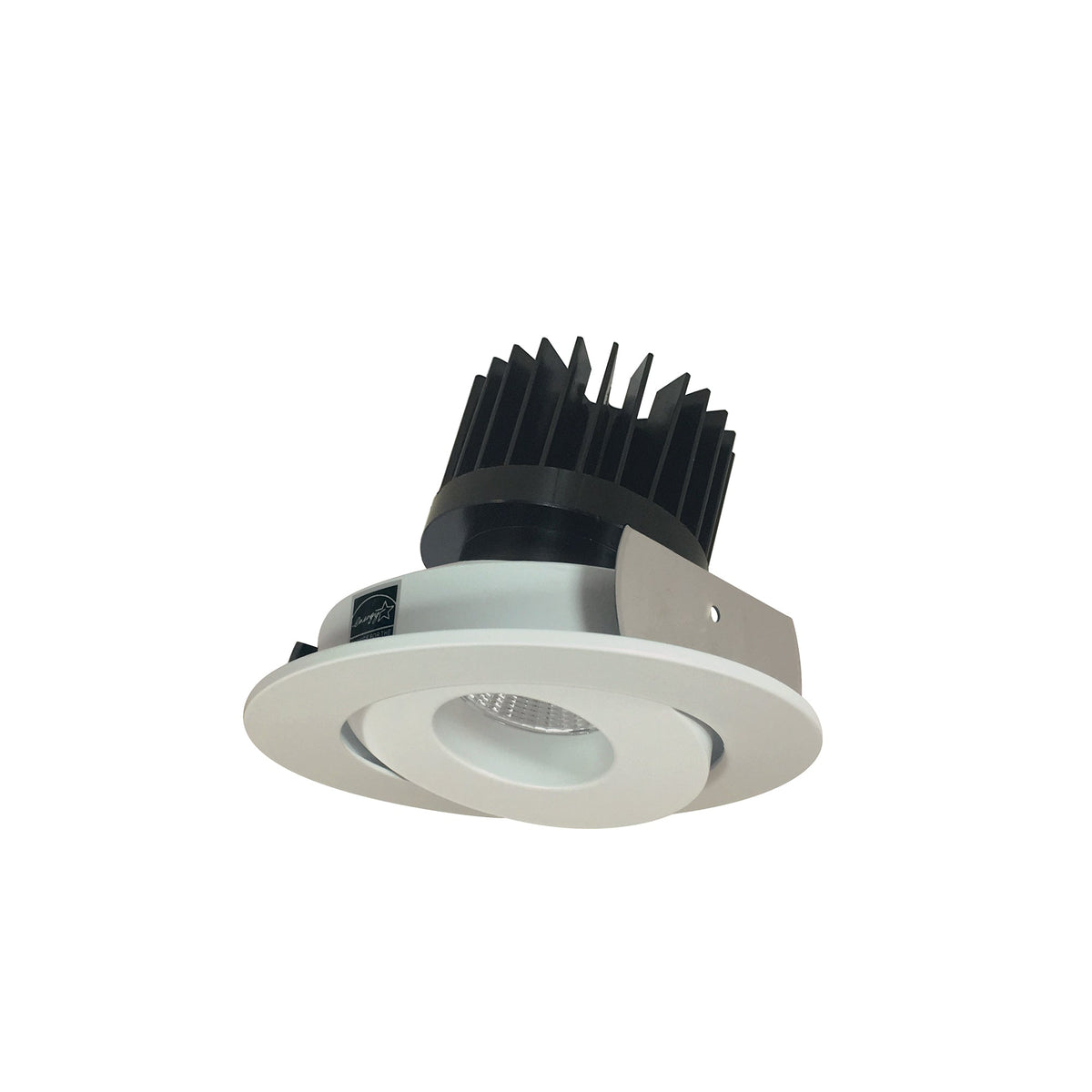 4" Iolite LED Round Adjustable Gimbal, 1500lm/2000lm/2500lm (varies by housing), 5000K, Warm White Finish