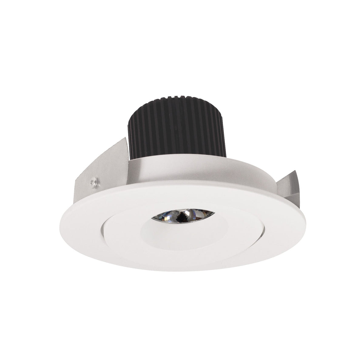 4" Iolite LED Round Adjustable Gimbal, 10-Degree Optic, 850lm / 12W, 4000K, Warm White Finish
