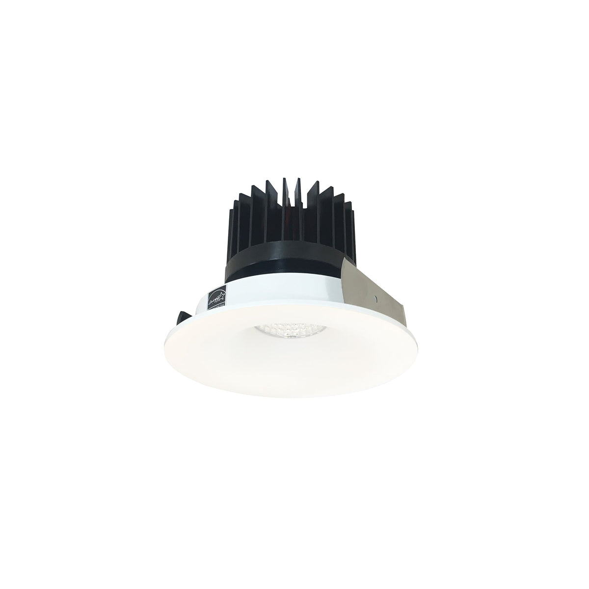 4" Iolite LED Round Bullnose, 1500lm/2000lm/2500lm (varies by housing), 3000K, Bright White Finish