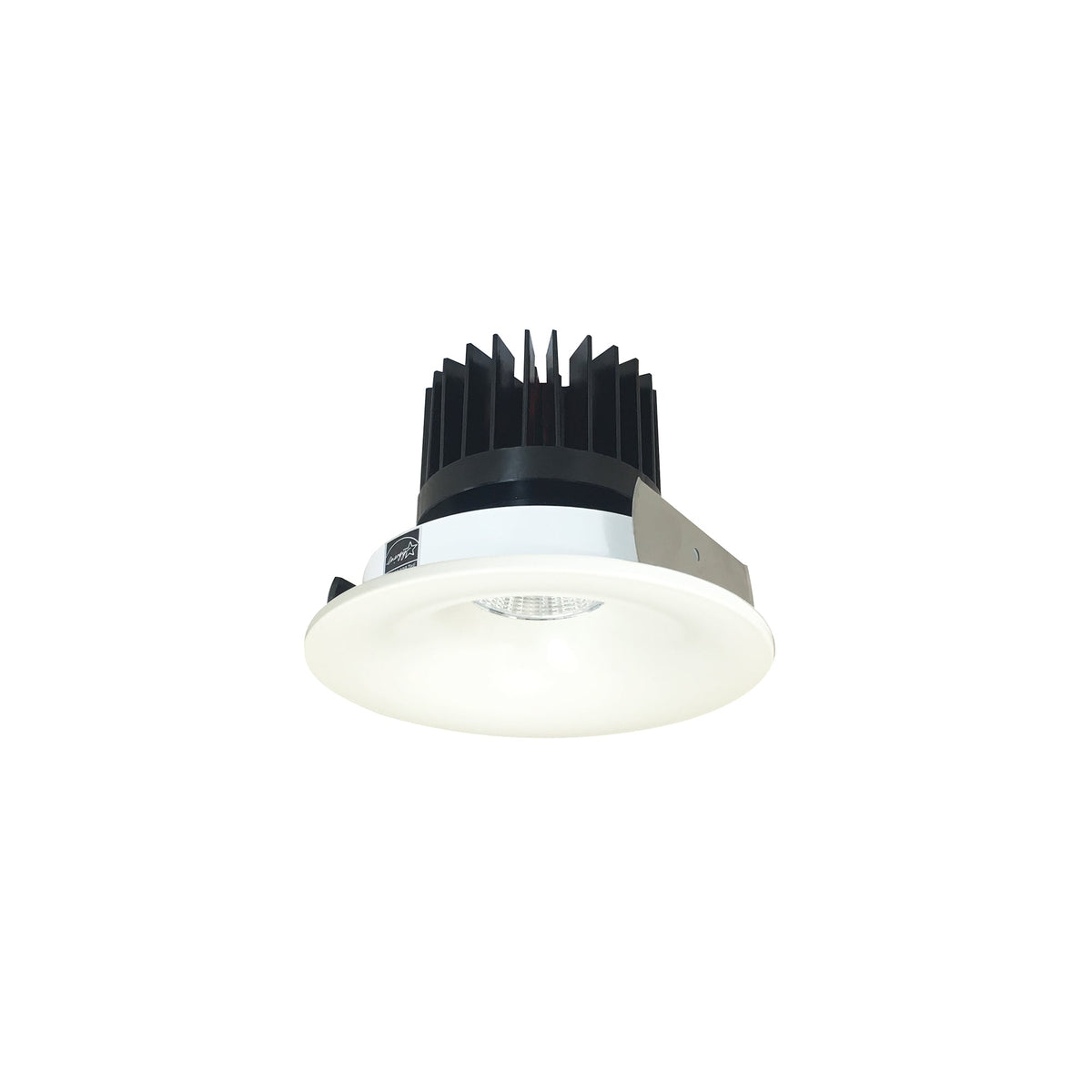 4" Iolite LED Round Bullnose, 1500lm/2000lm/2500lm (varies by housing), 3500K, Warm White Finish