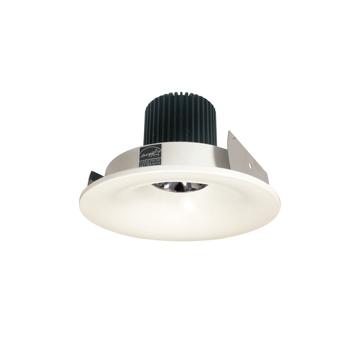 4" Iolite LED Round Bullnose, 10-Degree Optic, 950lm / 12W, 2700K, Warm White Finish