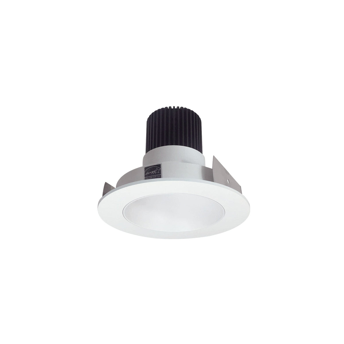 4" Iolite LED Round Reflector, 800lm / 14W, Comfort Dim, Bright White Reflector / Bright White Flange