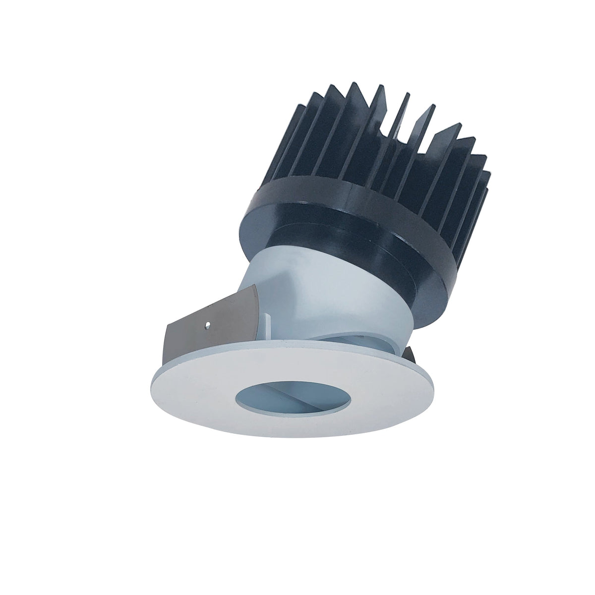 4" Iolite LED Round Adjustable Pinhole, 1500lm/2000lm/2500lm (varies by housing), 2700K, Warm White Pinhole / Warm White Flange