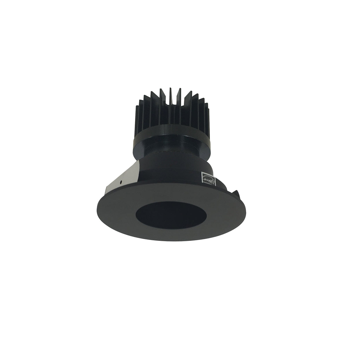 4" Iolite LED Round Pinhole, 1500lm/2000lm/2500lm (varies by housing), Comfort Dim, Black Pinhole / Black Flange