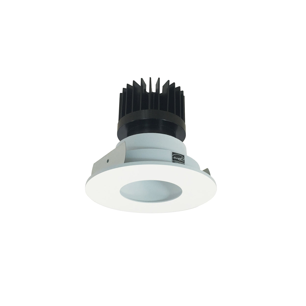 4" Iolite LED Round Pinhole, 1500lm/2000lm/2500lm (varies by housing), 3000K, Bright White Pinhole / Bright White Flange