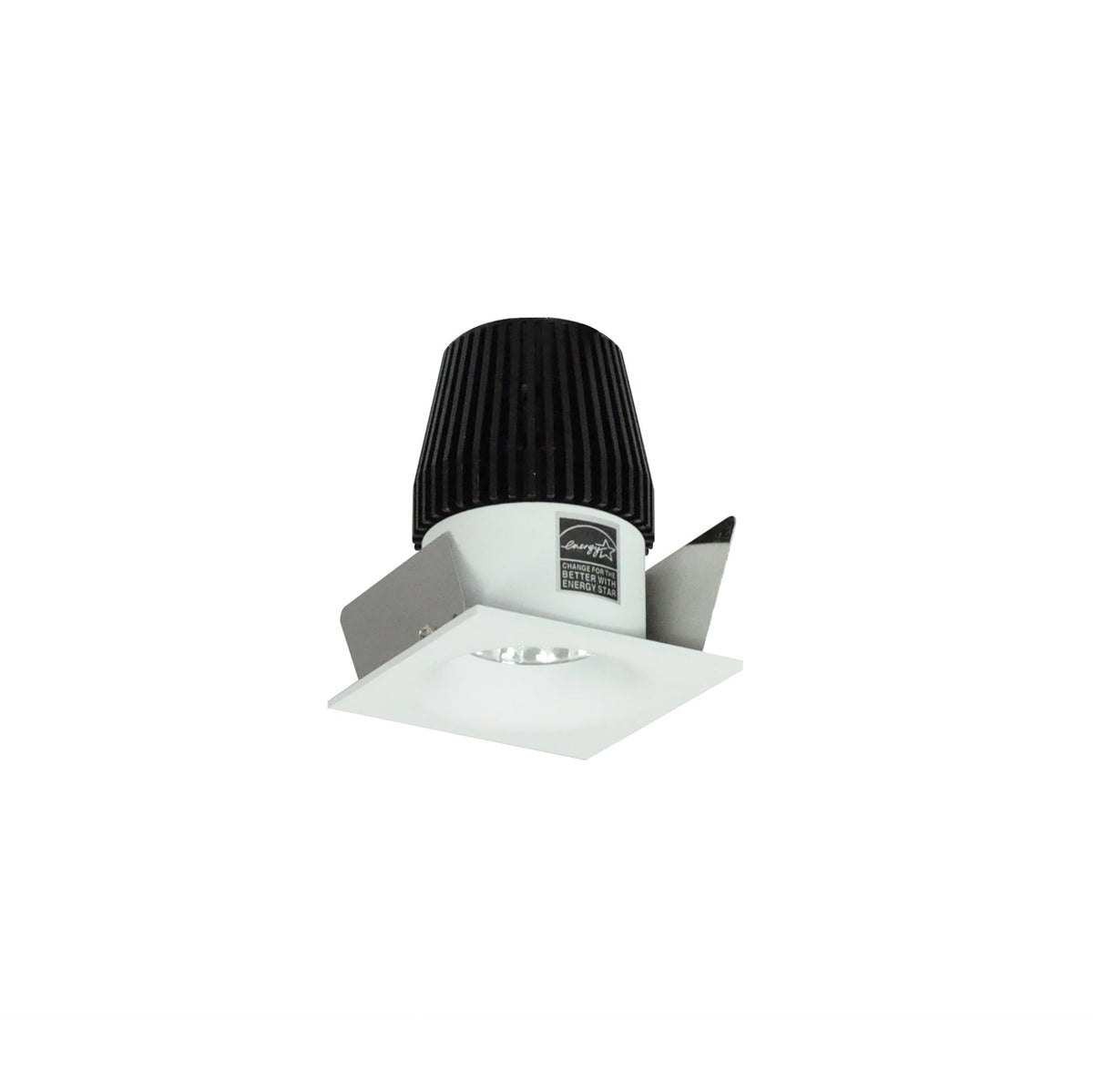 1" Iolite LED NTF Square Bullnose, 600lm, Comfort Dim, Bright White Reflector / Bright White Flange