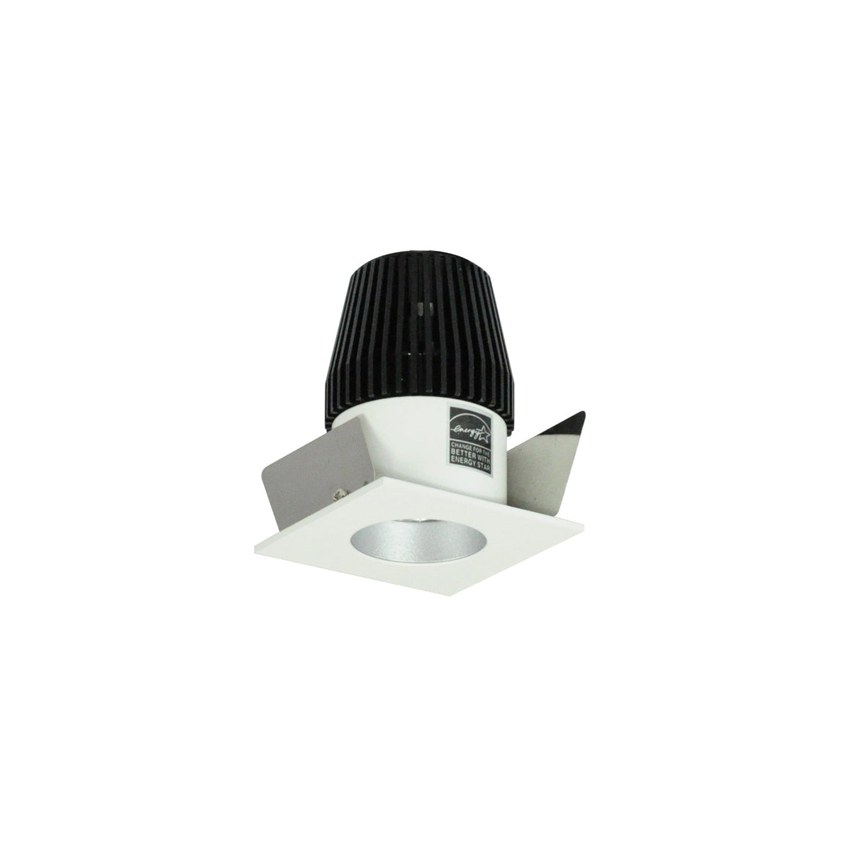 1" Iolite LED NTF Square Reflector with Round Aperture, 600lm, 4000K, Haze Reflector / Warm White Flange