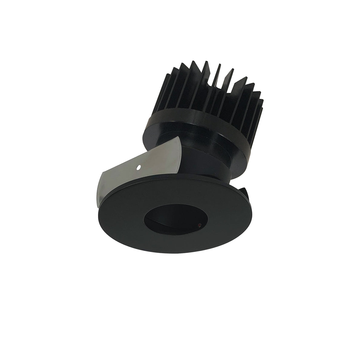 2" Iolite LED Round Adjustable Pinhole, 1500lm/2000lm/2500lm (varies by housing), 5000K, Black Pinhole / Black Flange