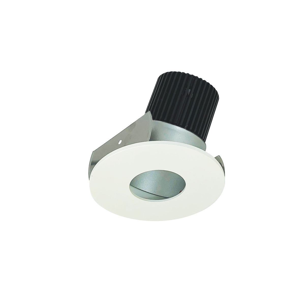 2" Iolite LED Round Adjustable Pinhole, 1000lm / 14W, 2700K, Haze Pinhole / Bright White Flange