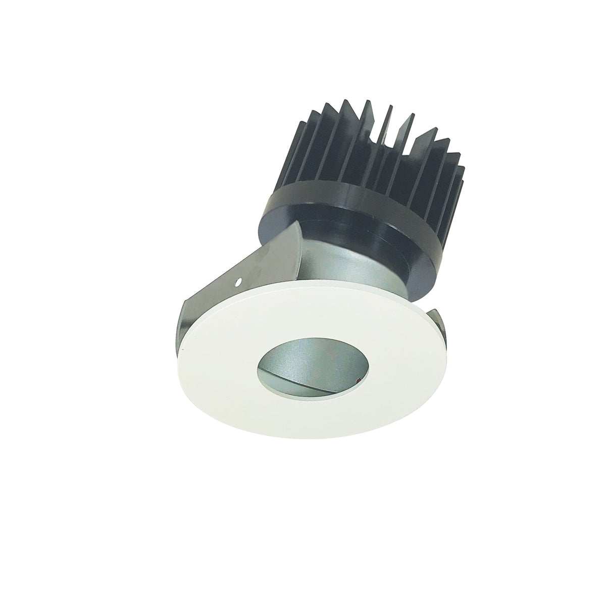 2" Iolite LED Round Adjustable Pinhole, 1500lm/2000lm/2500lm (varies by housing), 4000K, Haze Pinhole / Bright White Flange