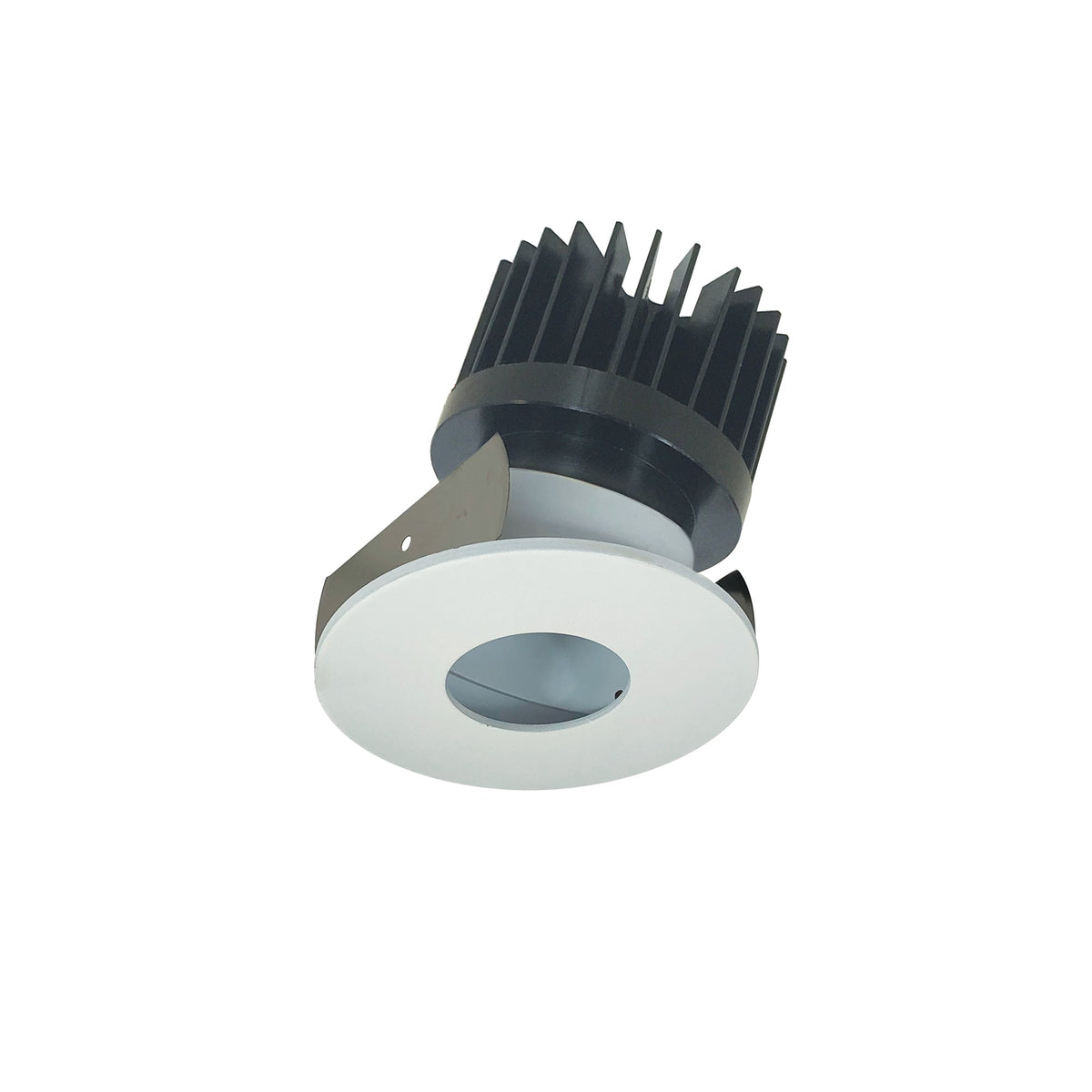 2" Iolite LED Round Adjustable Pinhole, 1500lm/2000lm/2500lm (varies by housing), 3500K, Bright White Pinhole / Bright White Flange