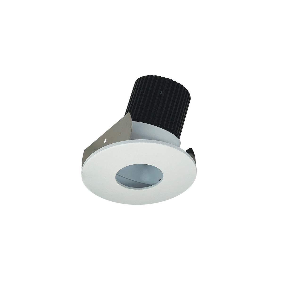 2" Iolite LED Round Adjustable Pinhole, 1000lm / 14W, 2700K, Bright White Pinhole / Bright White Flange