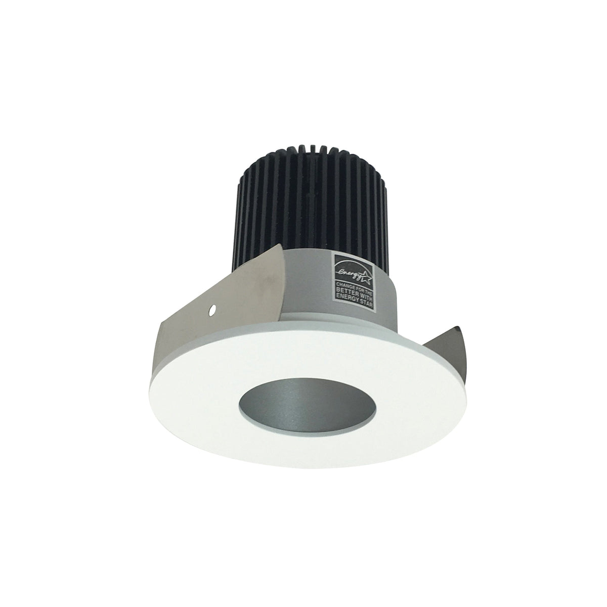 2" Iolite LED Round Pinhole, 800lm / 14W, Comfort Dim, Haze Pinhole / Bright White Flange