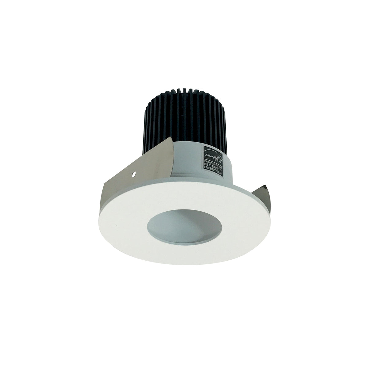 2" Iolite LED Round Pinhole, 1000lm / 14W, 2700K, Bright White Pinhole / Bright White Flange