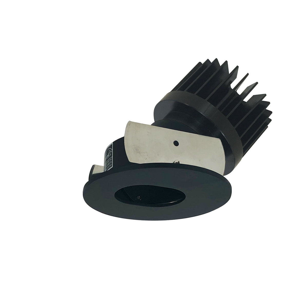 2" Iolite LED Round Adjustable Slot Aperture, 1500lm/2000lm/2500lm (varies by housing), 2700K, Black Slot Aperture / Black Flange