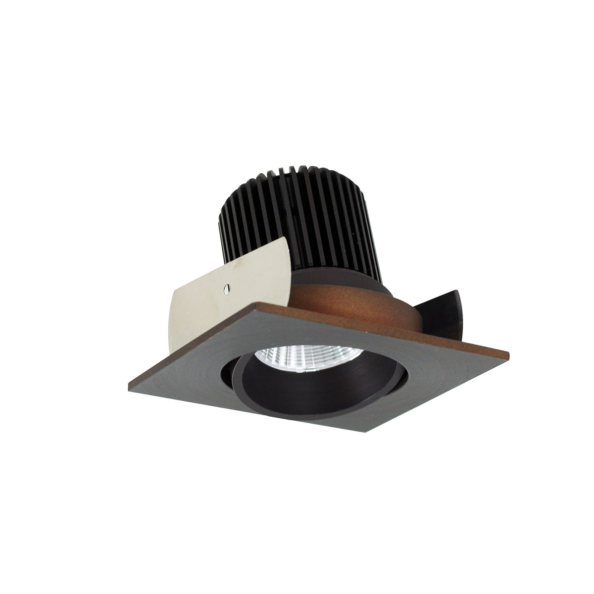 2" Iolite LED Square Adjustable Cone Reflector, 1000lm / 14W, 2700K, Bronze Reflector / Bronze Flange