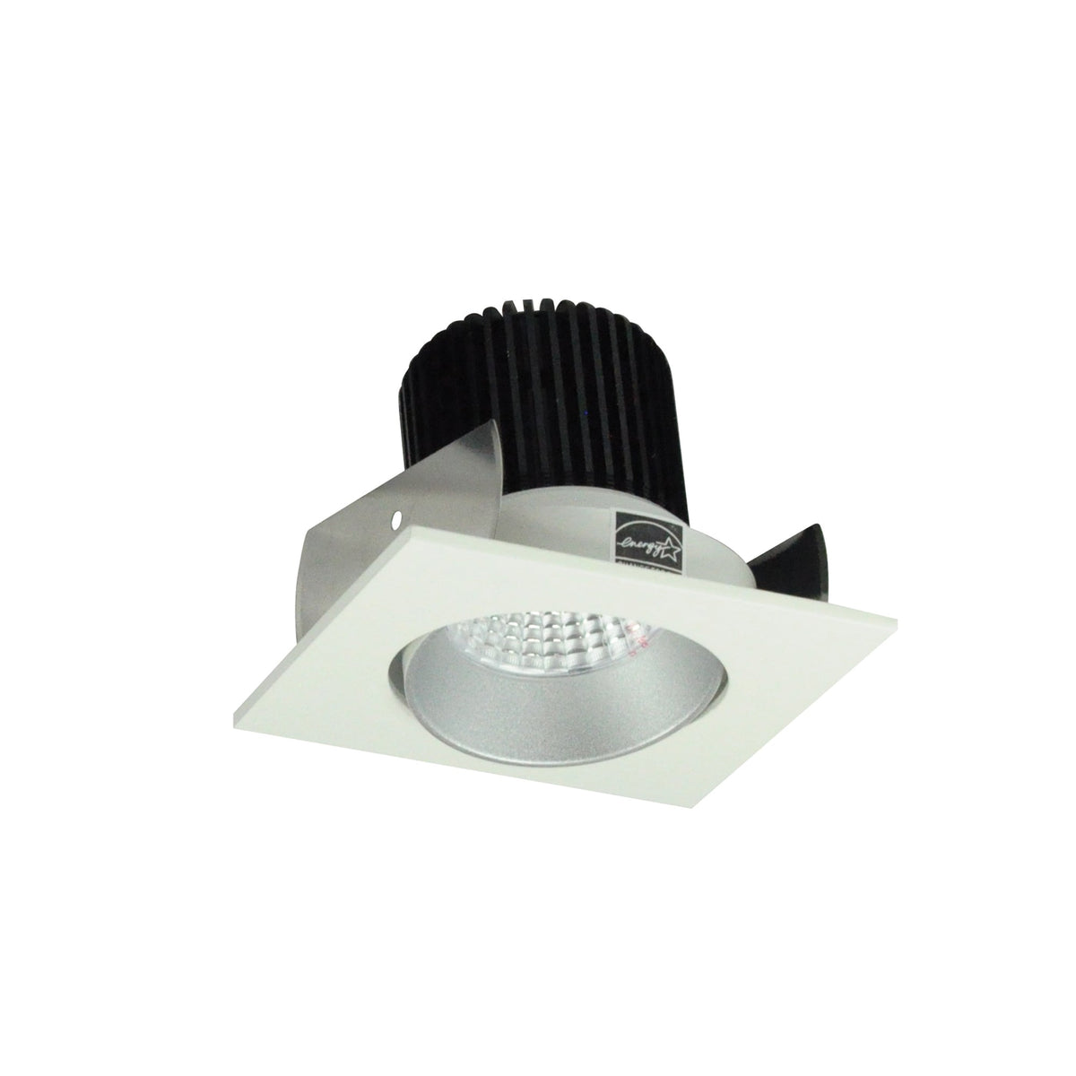 2" Iolite LED Square Adjustable Cone Reflector, 1000lm / 14W, 4000K, Haze Reflector / Warm White Flange