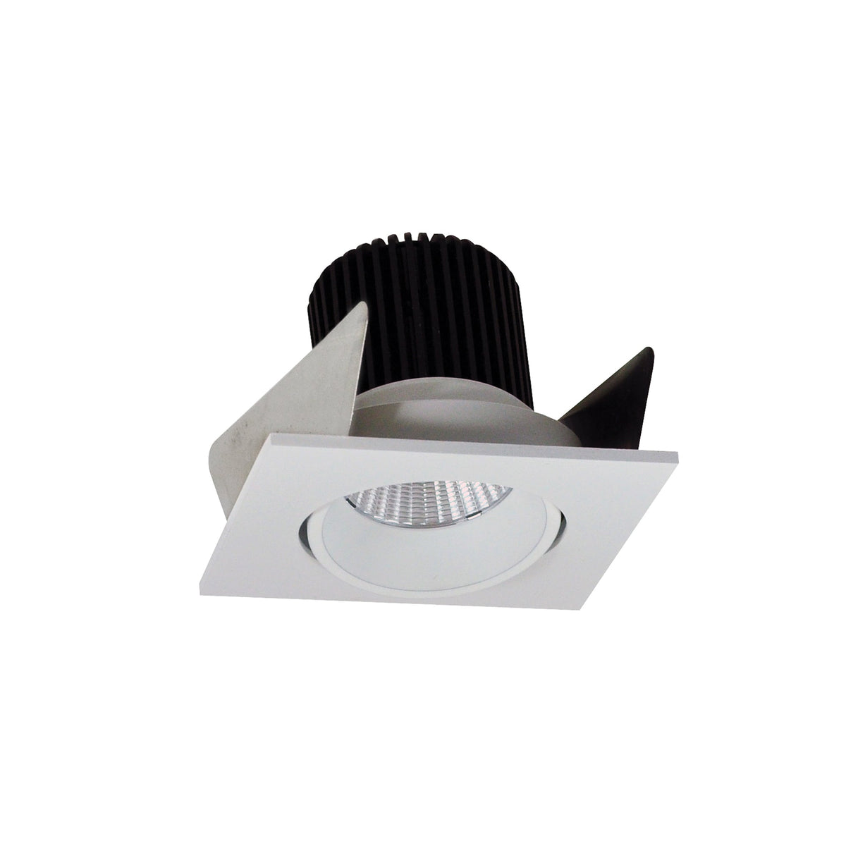 2" Iolite LED Square Adjustable Cone Reflector, 1000lm / 14W, 3500K, Warm White Reflector / Warm White Flange