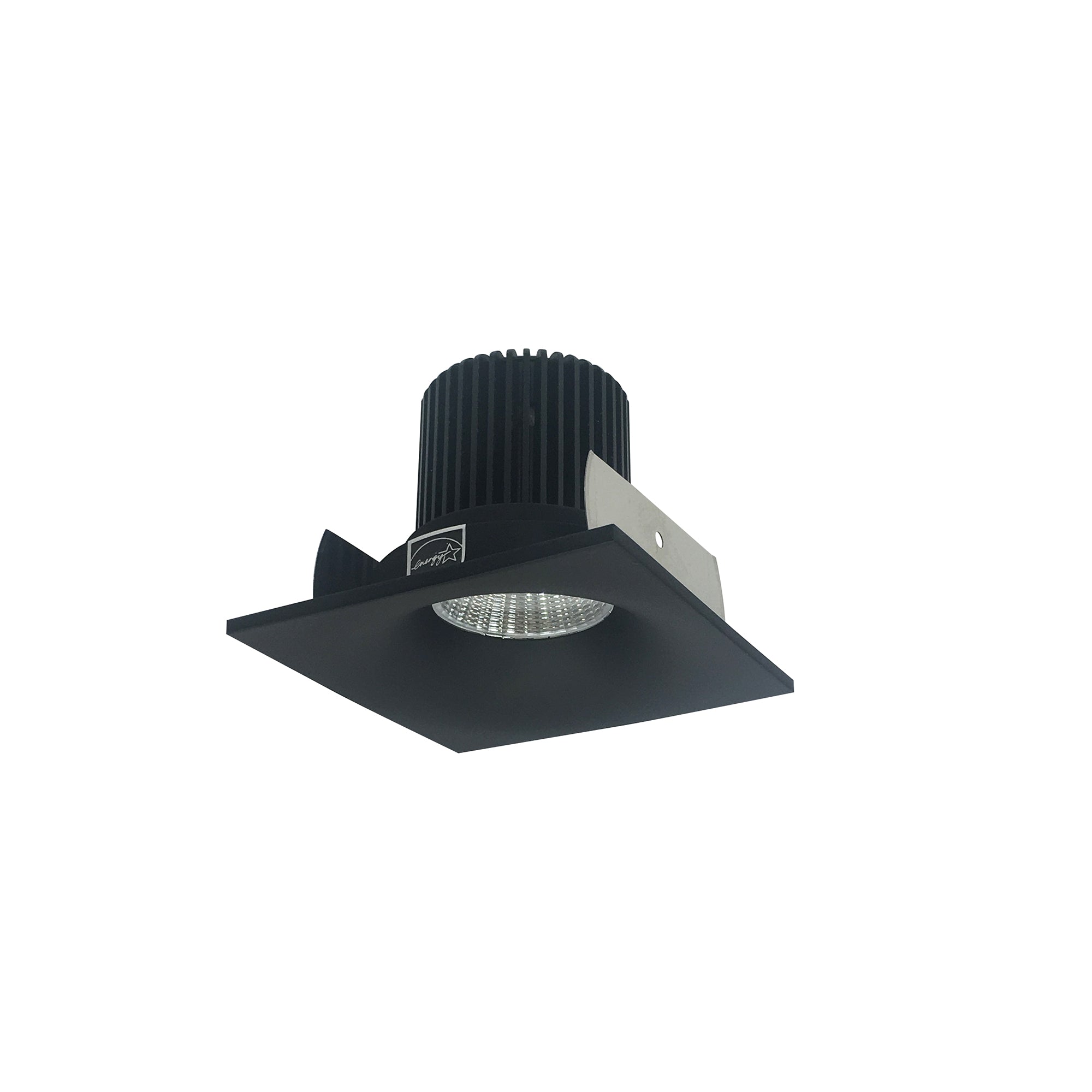 Nora NIOB-2SNB35XBB/10 2 inch Iolite LED Square Bullnose, 1000lm / 14W, 3500K, Black Finish