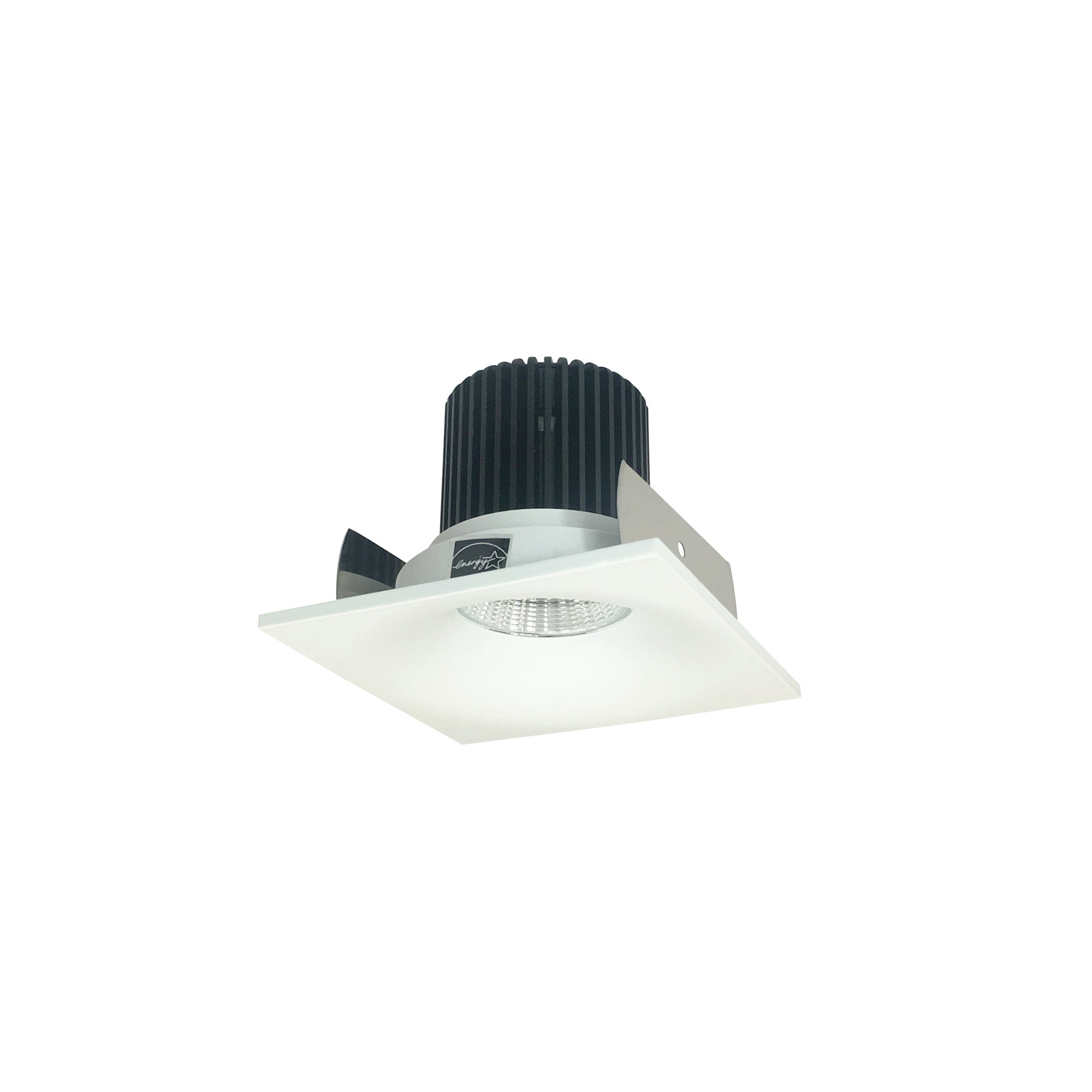 Nora NIOB-2SNB40XMPW/10 2 inch Iolite LED Square Bullnose, 1000lm / 14W, 4000K, Matte Powder White Finish