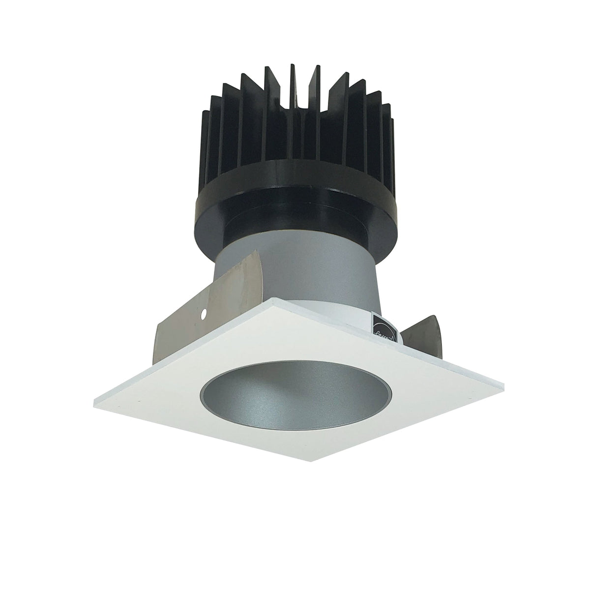 2" Iolite LED Square Reflector with Round Aperture, 1500lm/2000lm/2500lm (varies by housing), 3000K, Haze Reflector / Bright White Flange
