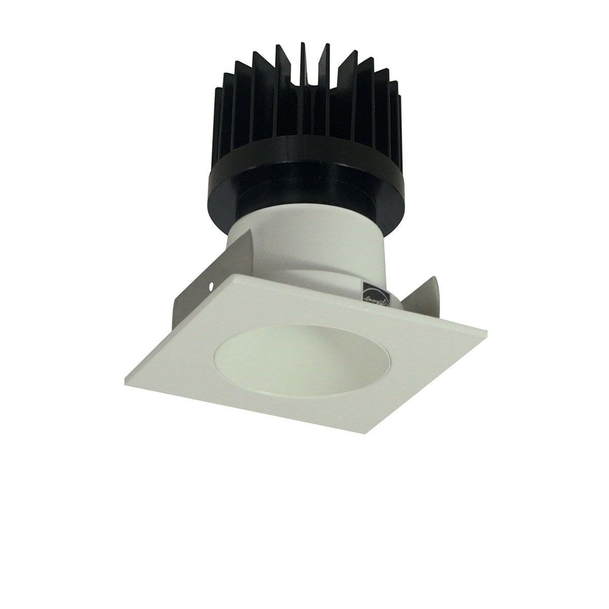 2" Iolite LED Square Reflector with Round Aperture, 1500lm/2000lm/2500lm (varies by housing), 3500K, Warm White Reflector / Warm White Flange