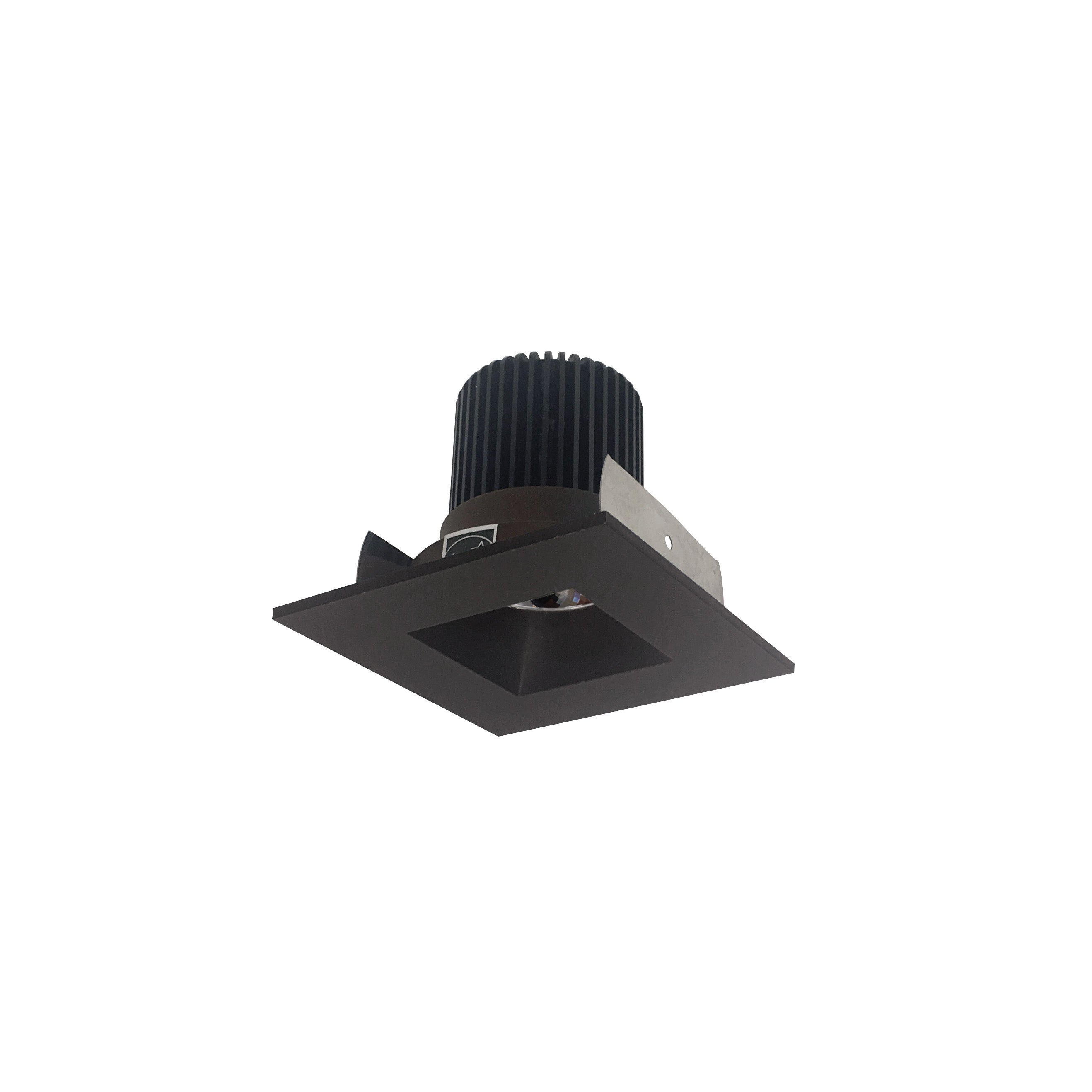 Nora NIOB-2SNDSQ30QBZ 2 inch Iolite LED Square Reflector with Square Aperture, 10-Degree Optic, 800lm / 12W, 3000K, Bronze Reflector / Bronze Flange