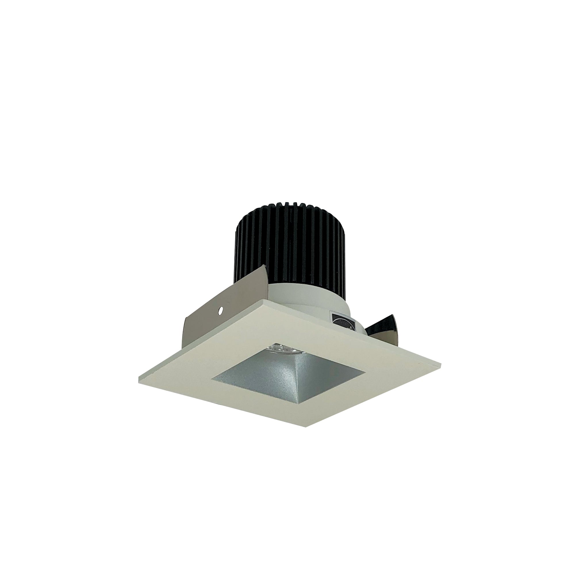 Nora NIOB-2SNDSQ30XHW/10 2 inch Iolite LED Square Reflector with Square Aperture, 1000lm / 14W, 3000K, Haze Reflector / White Flange