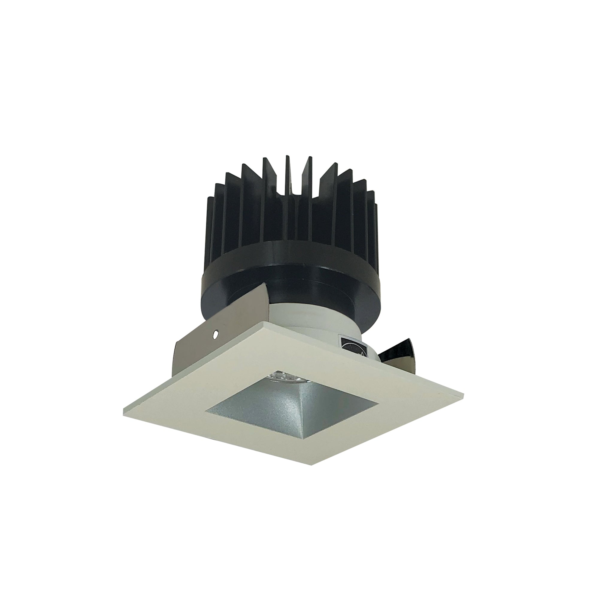 Nora NIOB-2SNDSQ30XHW/HL 2 inch Iolite LED Square Reflector with Square Aperture, 1500lm/2000lm/2500lm (varies by housing), 3000K, Haze Reflector / White Flange