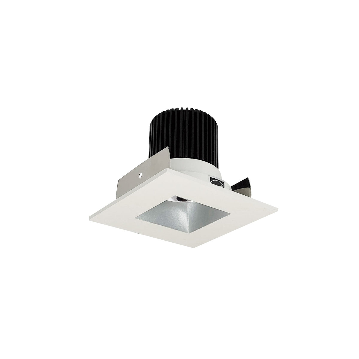 2" Iolite LED Square Reflector with Square Aperture, 10-Degree Optic, 800lm / 12W, 3000K, Haze Reflector / Bright White Flange