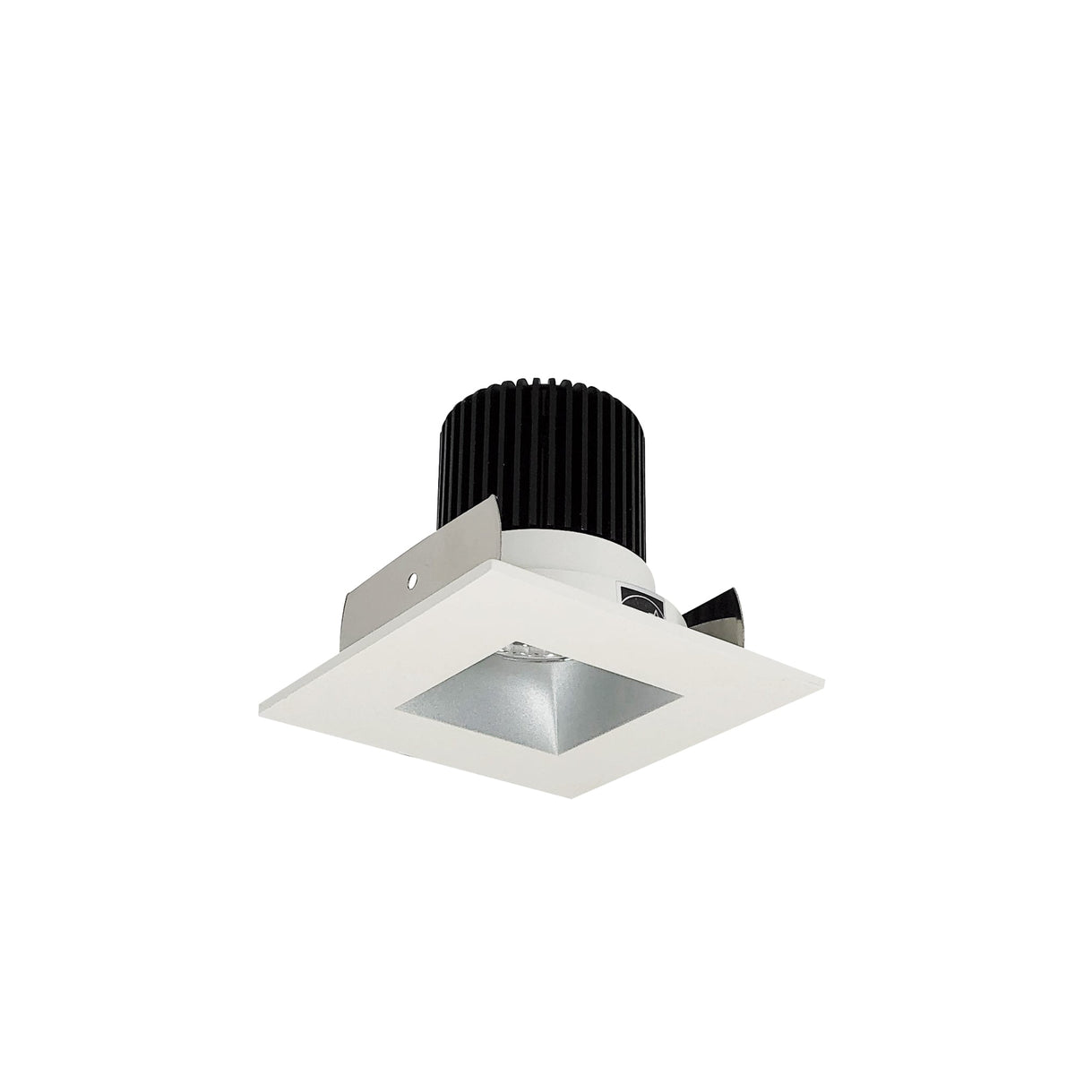 2" Iolite LED Square Reflector with Square Aperture, 800lm / 14W, Comfort Dim, Haze Reflector / Bright White Flange