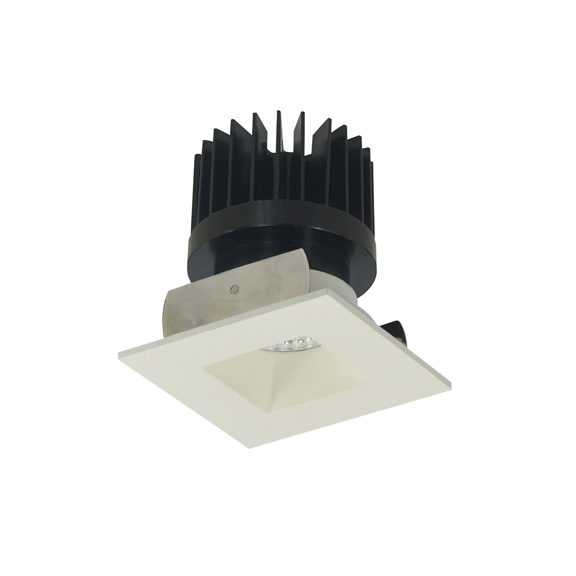 Nora NIOB-2SNDSQ30XWW/HL 2 inch Iolite LED Square Reflector with Square Aperture, 1500lm/2000lm/2500lm (varies by housing), 3000K, White Reflector / White Flange
